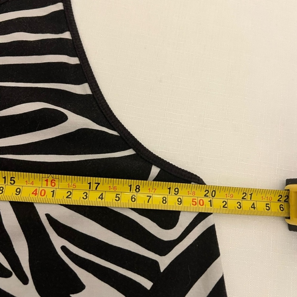 Free People Black and White Zebra Print Romper - Picture 5 of 9